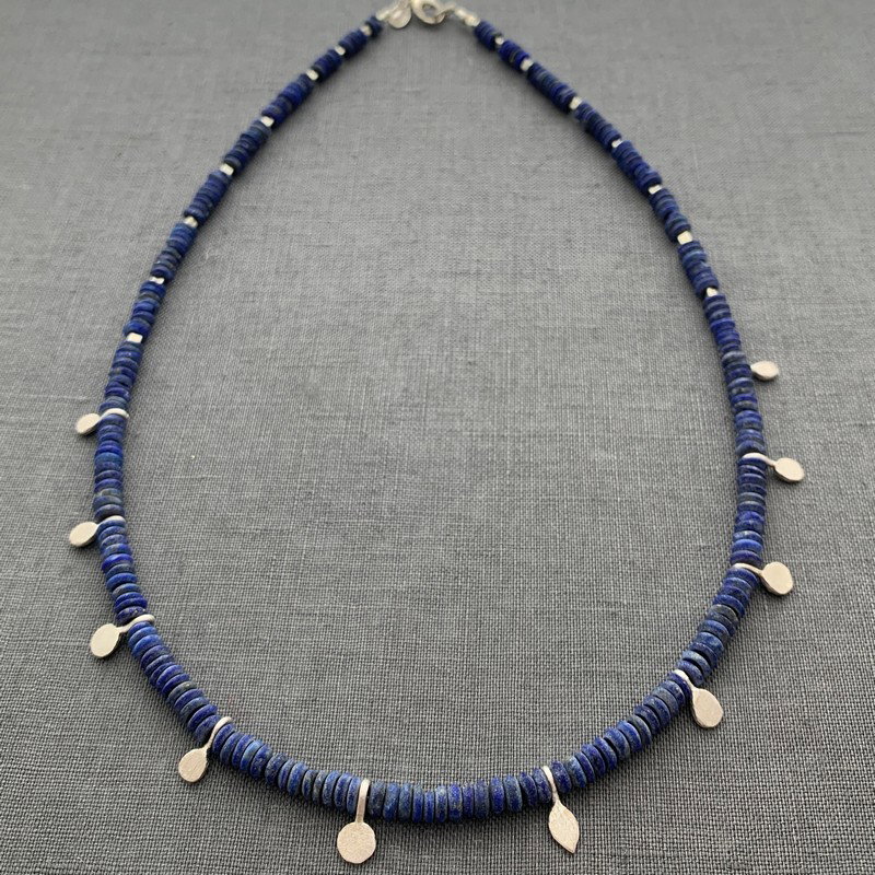 Silver Disc Necklace