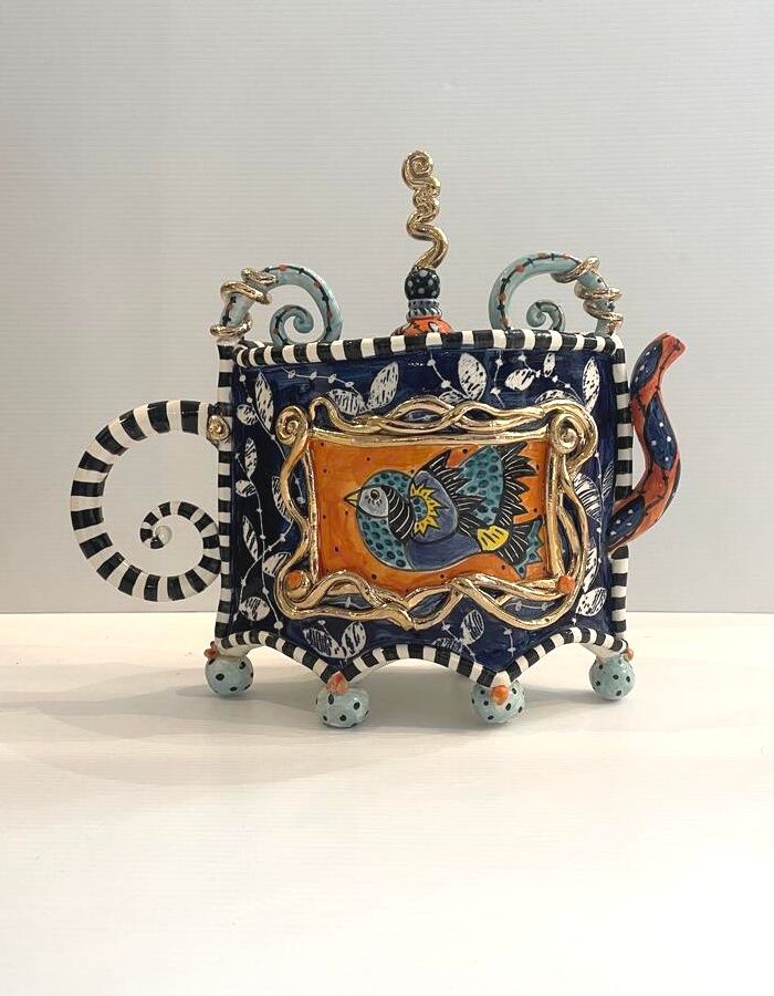 "Bird Teapot reversable"