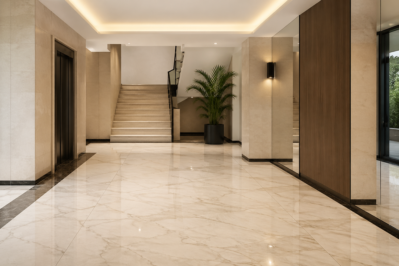 Glacification du marbre : un atout essentiel pour l’image des copropriétés