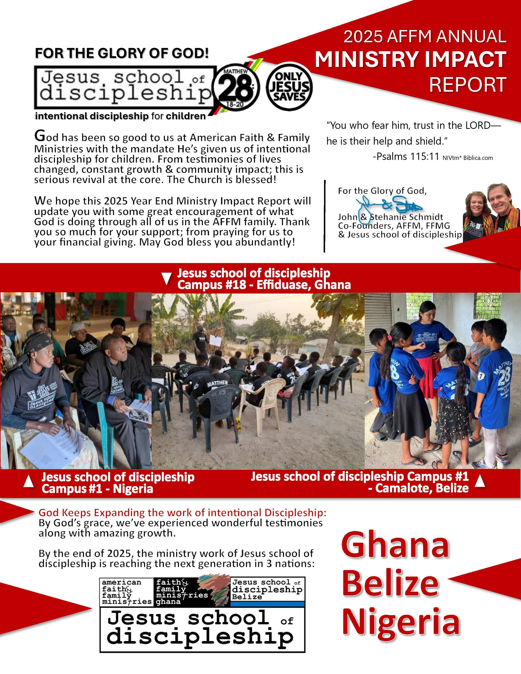 2025 AFFM & FFMG Year End Ministry Impact Report