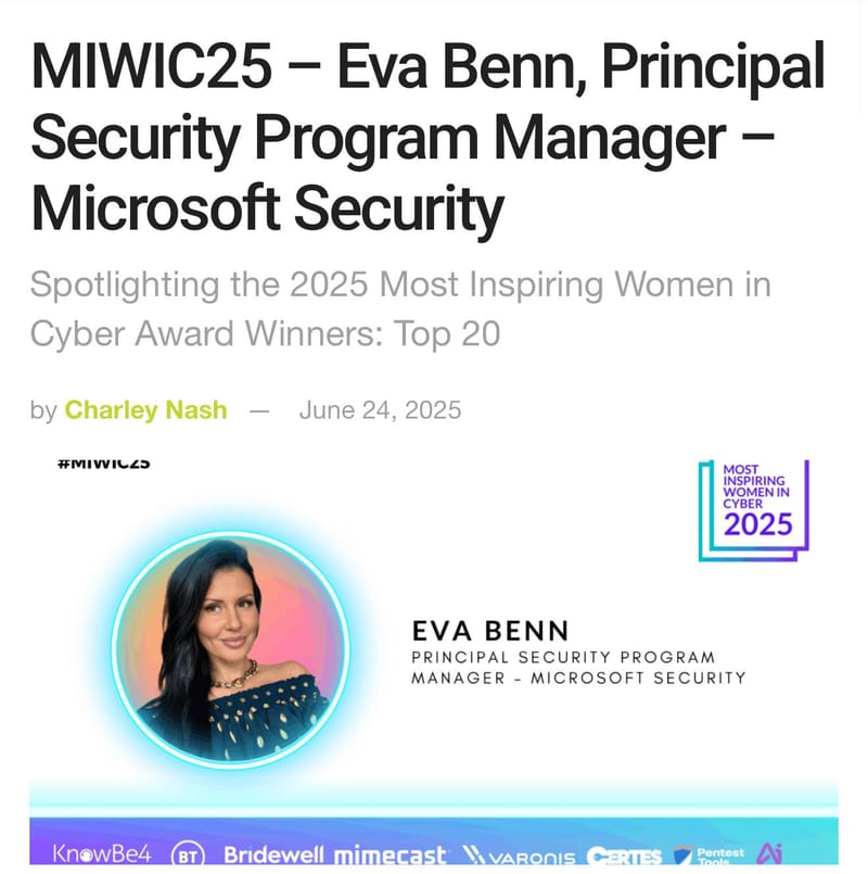 Top 20 Most Inspiring Women in Cyber 2025