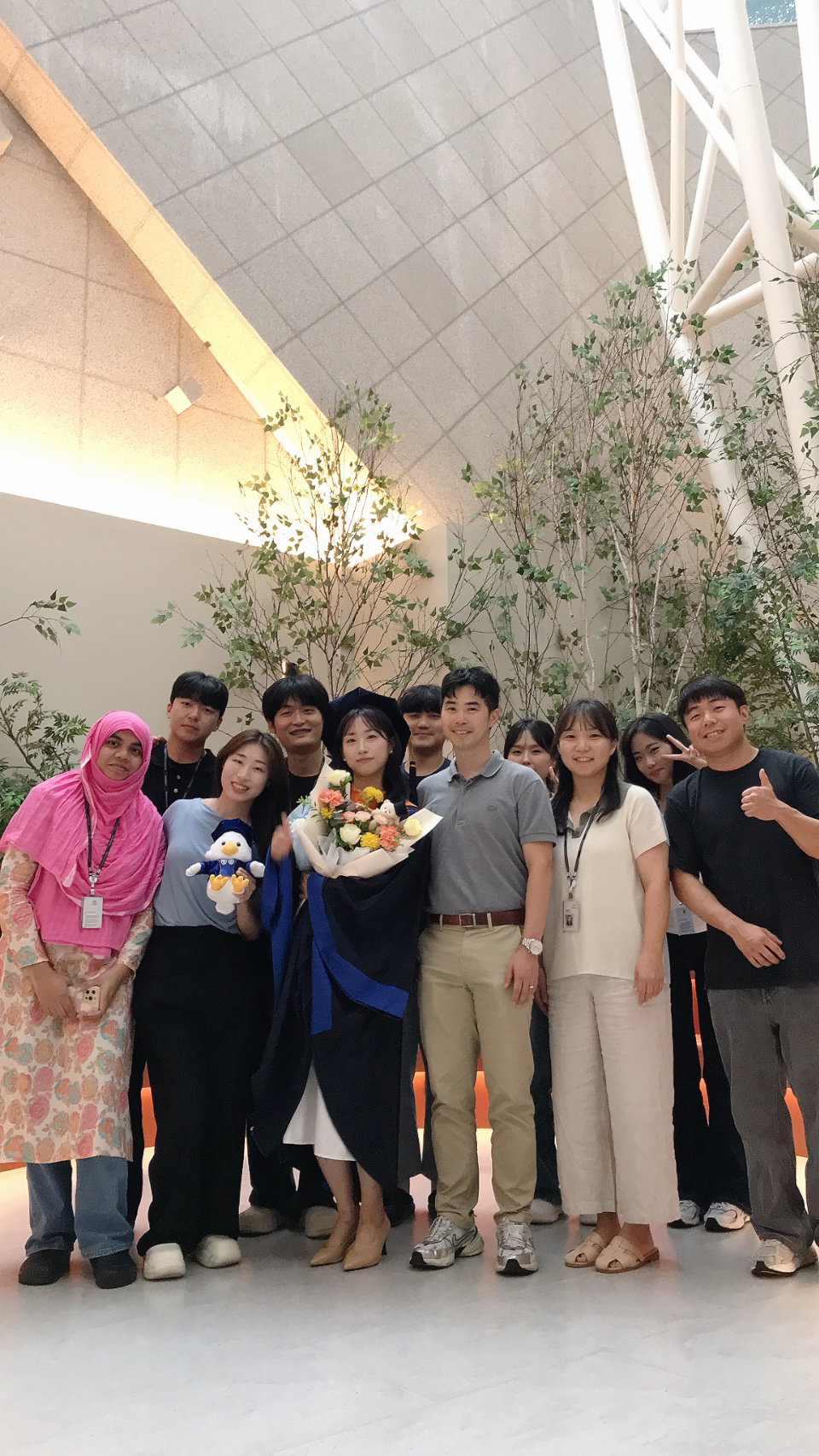 Eunbin's Master Graduation!