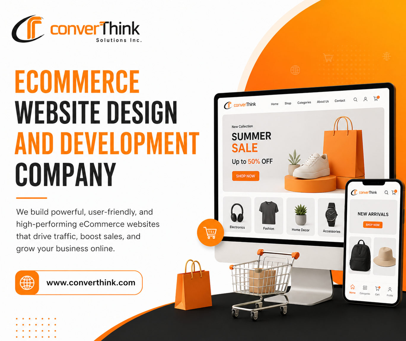 ecommerce website design and development company