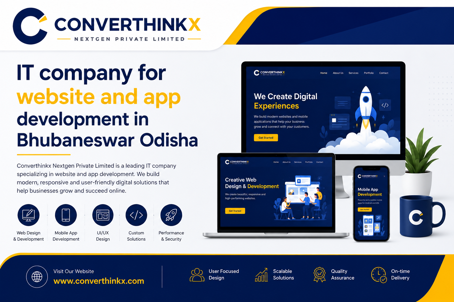 IT company for website and app development in Bhubaneswar Odisha