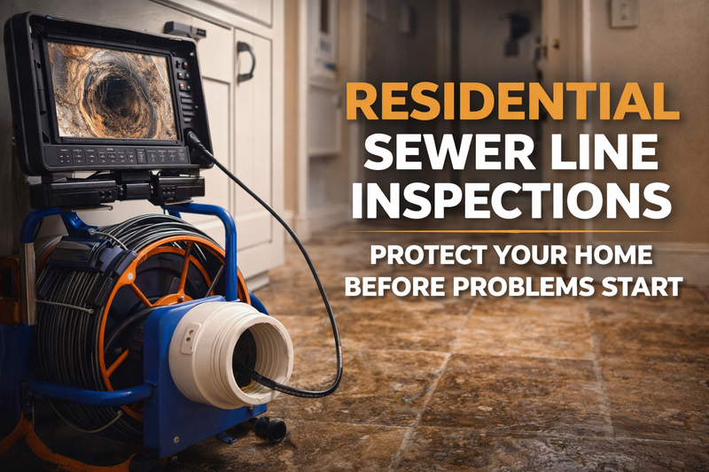 Residential Sewer Line Inspections in Marietta, GA – Protect Your Home Before Problems Start