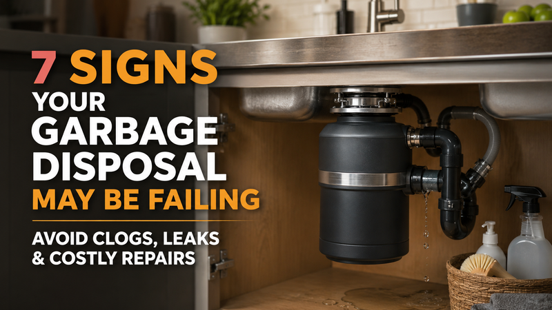 7 Signs Your Garbage Disposal May Be Failing in Your Marietta Home