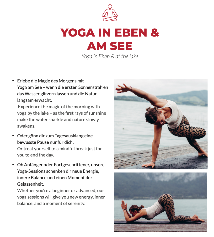 ab Juni Yoga in Eben