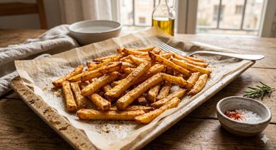 אוכל :מתכון ממכר לצ'יפס בתנור שיוצא קריספי בטירוף