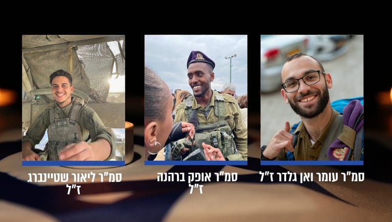 NETO חדשות :הותר לפרסום: שלושה לוחמי גבעתי נהרגו ברצועת עזה