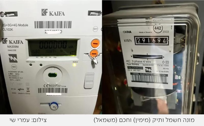 ערי הצפון :הושלמה פריסת מוני החשמל החכמים בנוף הגליל