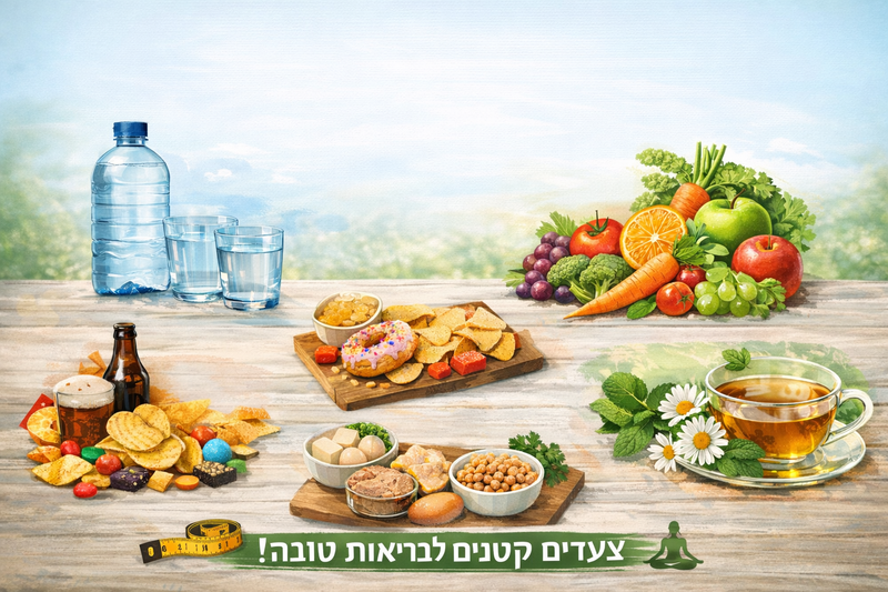 ש.ל.ה - כללית רפואה משלימה על 5 דברים קטנים וברי ביצוע שאפשר לעשות למען הבריאות שלנו גם בתקופה המאתגרת הזו