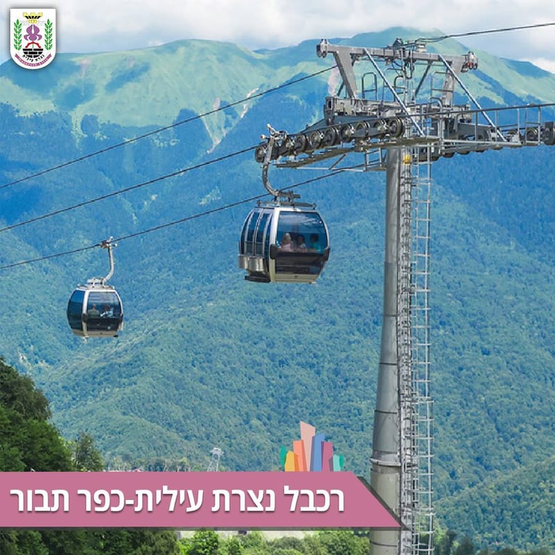 המדור החם - כדאי לדעת :מפתחים את התיירות ואת התחבורה בצפון הממשלה אישרה את יוזמת משרדי התיירות והתחבורה להקמת רכבל בין נוף הגליל להר תבור