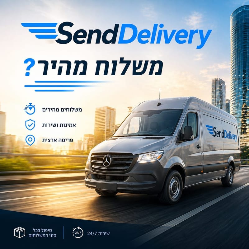 המדור החם - כדאי לדעת: חברת משלוחים מהיום להיום בפריסה ארצית – שירות מהיר מהצפון לכל הארץ