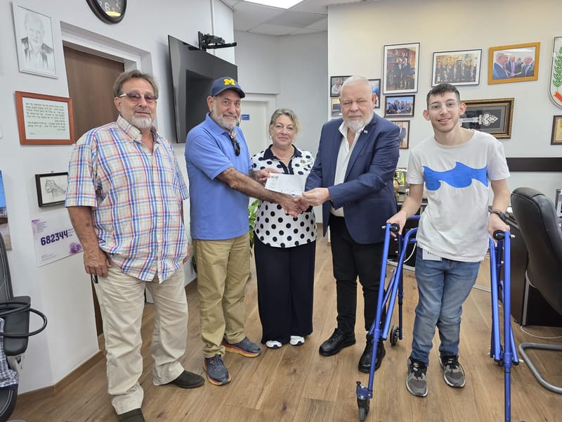 ערי הצפון : ראש העיר נוף הגליל, רונן פלוט, פתח את מבצע ההתרמה הארצי של עמותת איל"ן