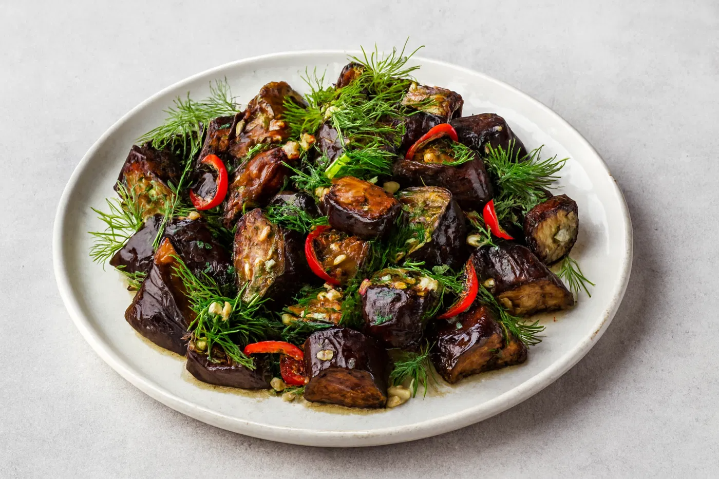 חצילים בתחמיץ ושמיר