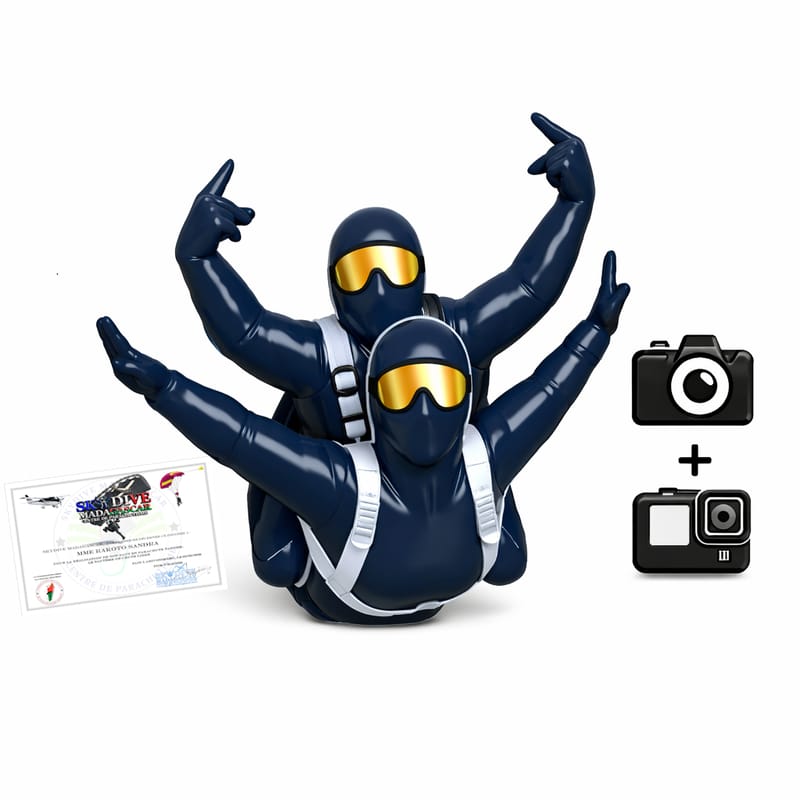SAUT EN PARACHUTE TANDEM      + VIDEOS ET PHOTOS HD