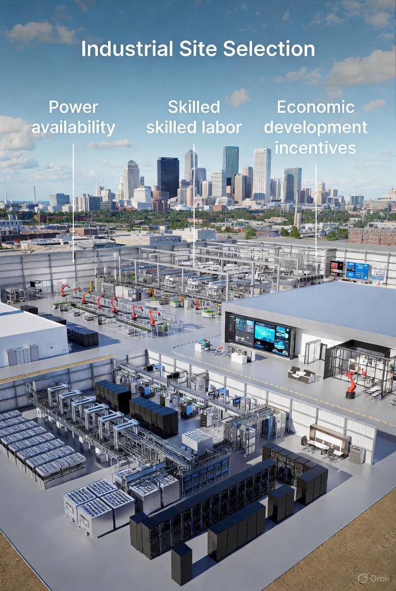 Power, People, Policy: Revolutionizing Industrial Site Selection in 2025