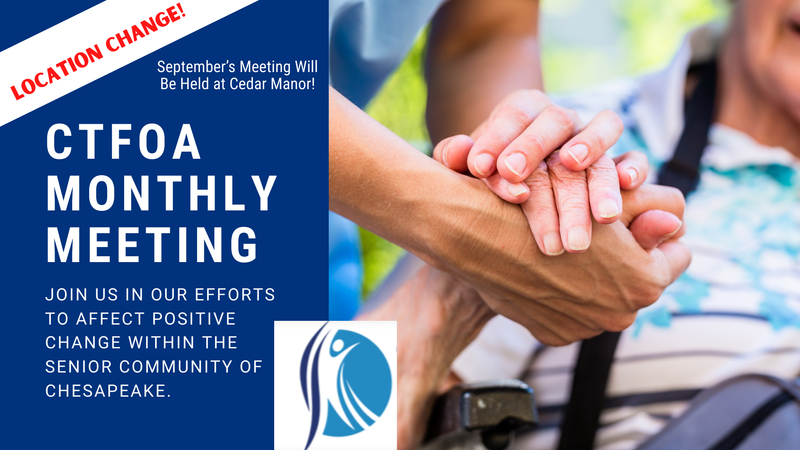 SEPTEMBER MEETING: LOCATION CHANGE!