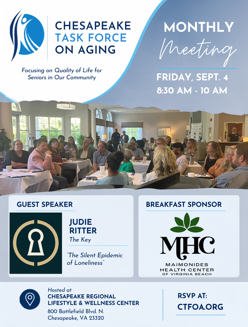 SEPT MEETING: The Silent Epidemic of Loneliness