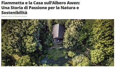 AWEN PREMIATA AGLI ECOBNB AWARD