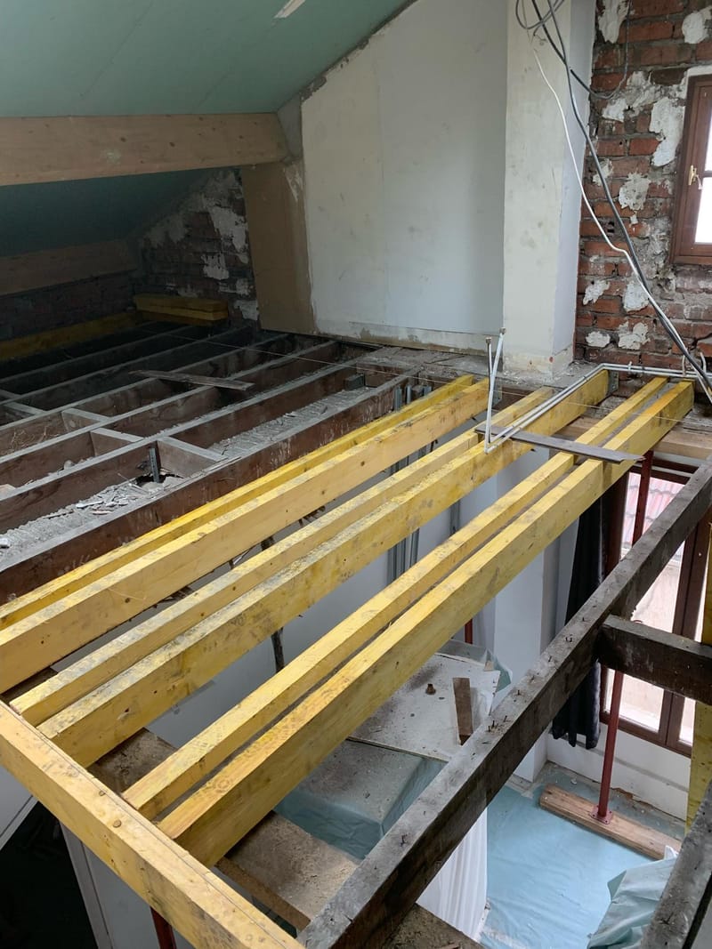 Renforcement plancher bois