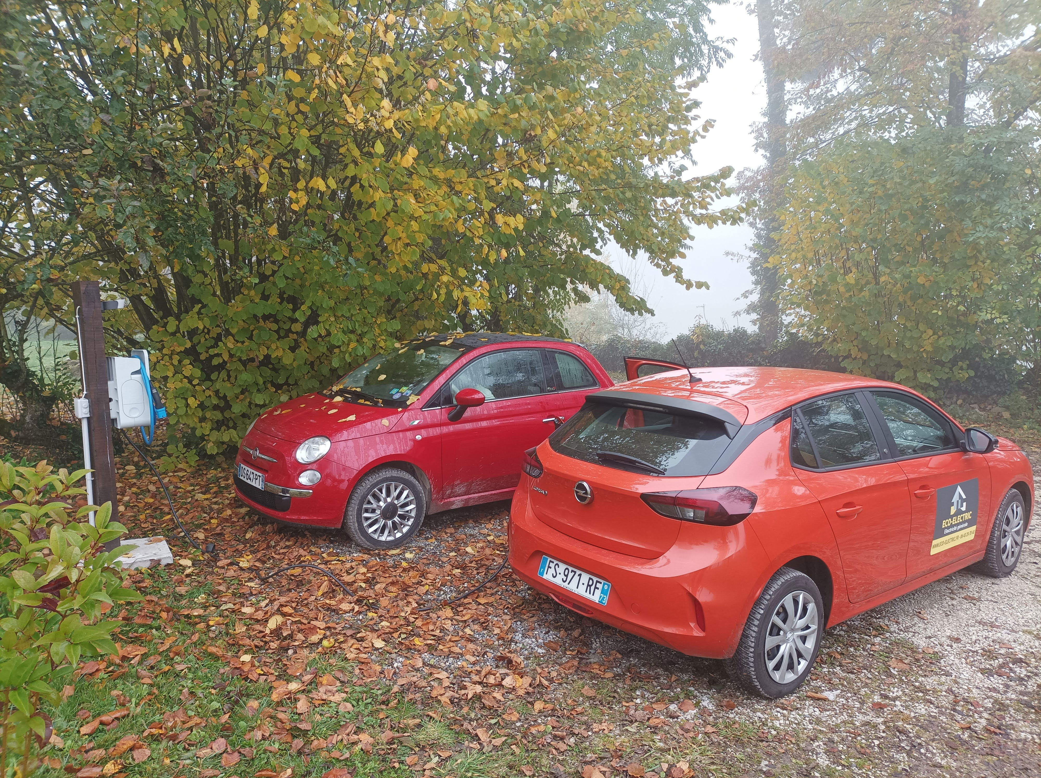 borne de recharge e-corsa Aix les Bains
