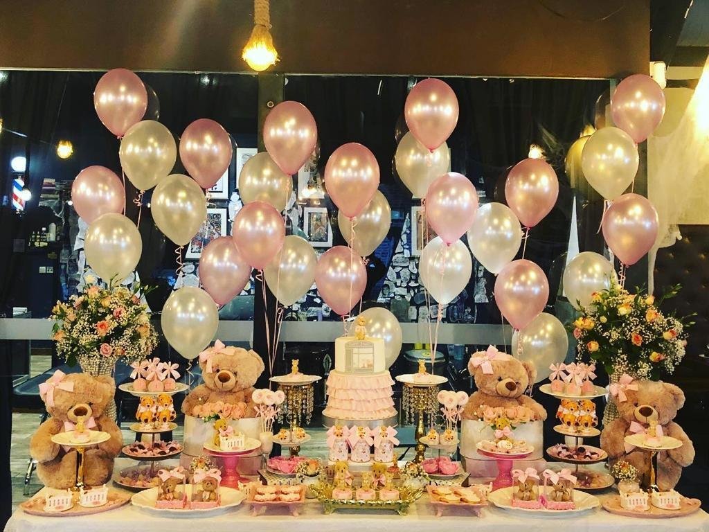 Decoração de festa infantil tema Baby Dior