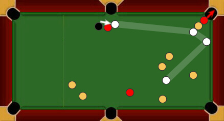 blackball pool rules touching balls