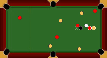 blackball pool rules balls off table