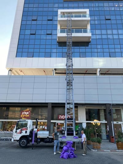 מנוף הרמה בקריית אונו