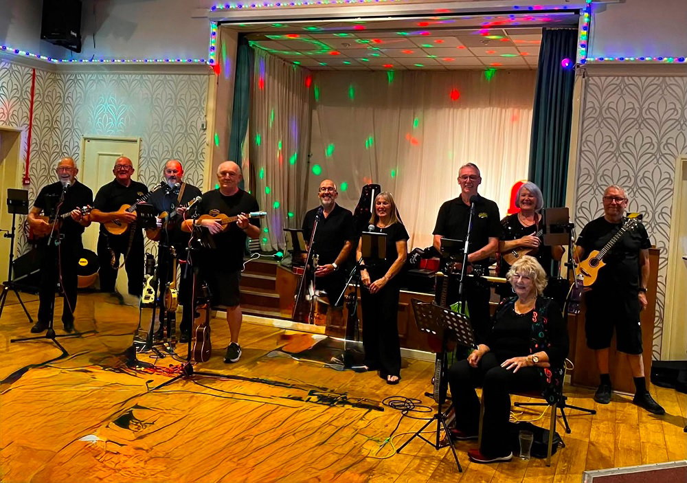 The Dukes of Halton Ukulele Band played for Hillview Ladies Club on Tuesday 28th July 2026