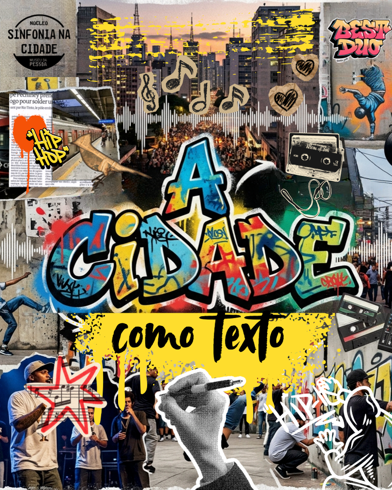 A cidade como texto - grafitagem ao vivo