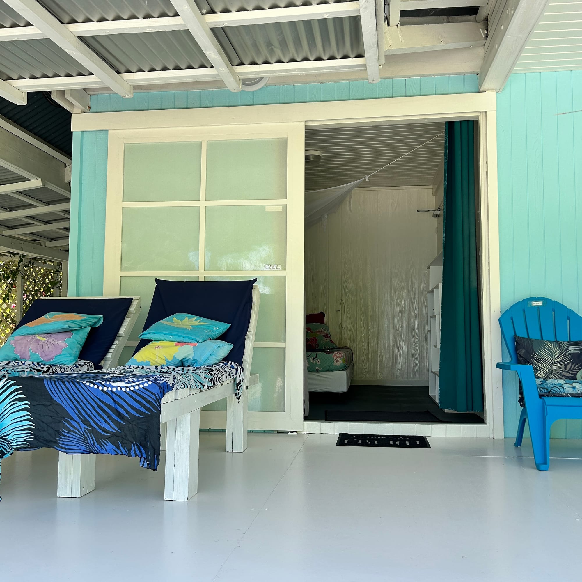 terrasse chambre lagon