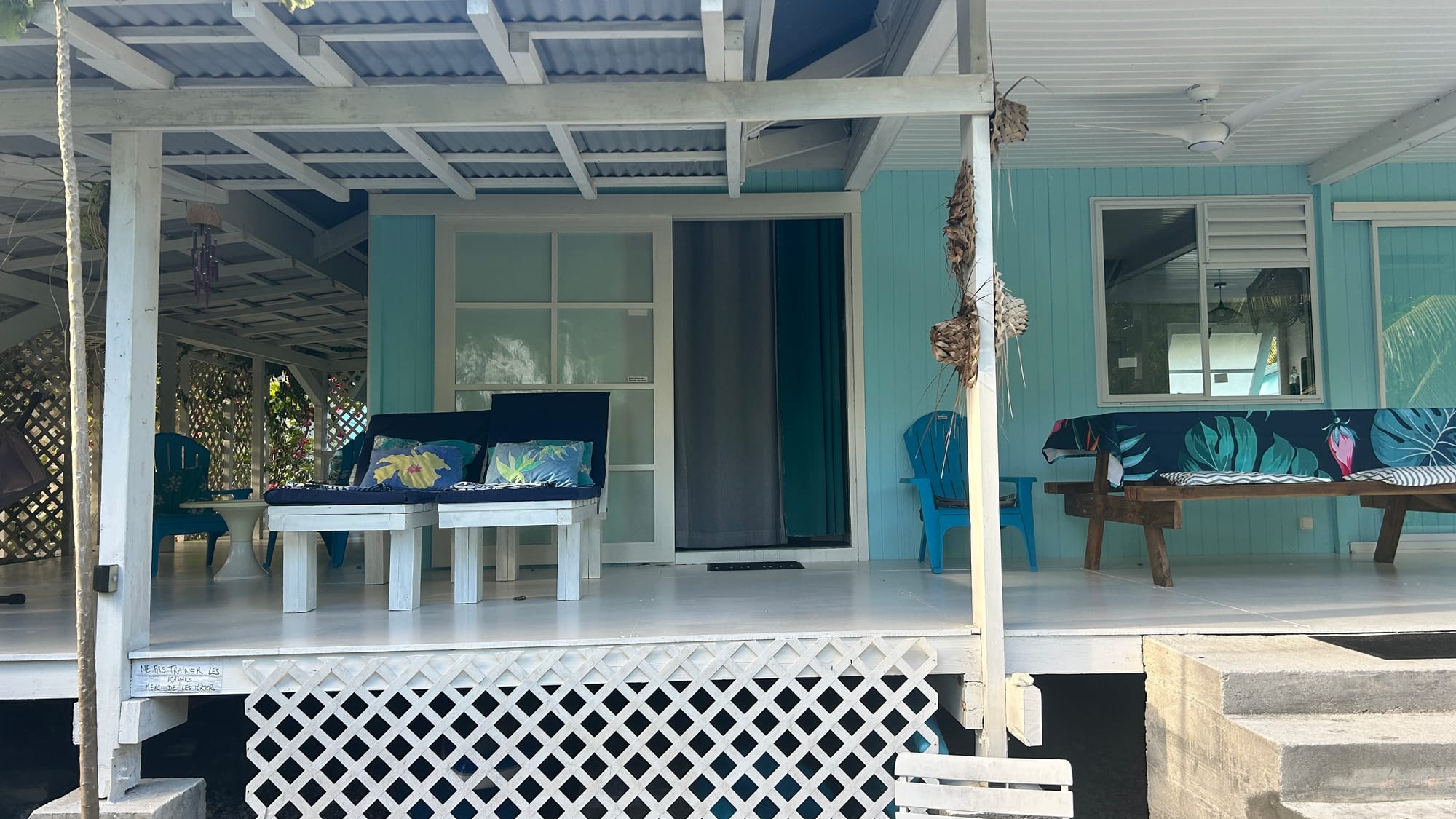 terrasse cote chambre Lagon