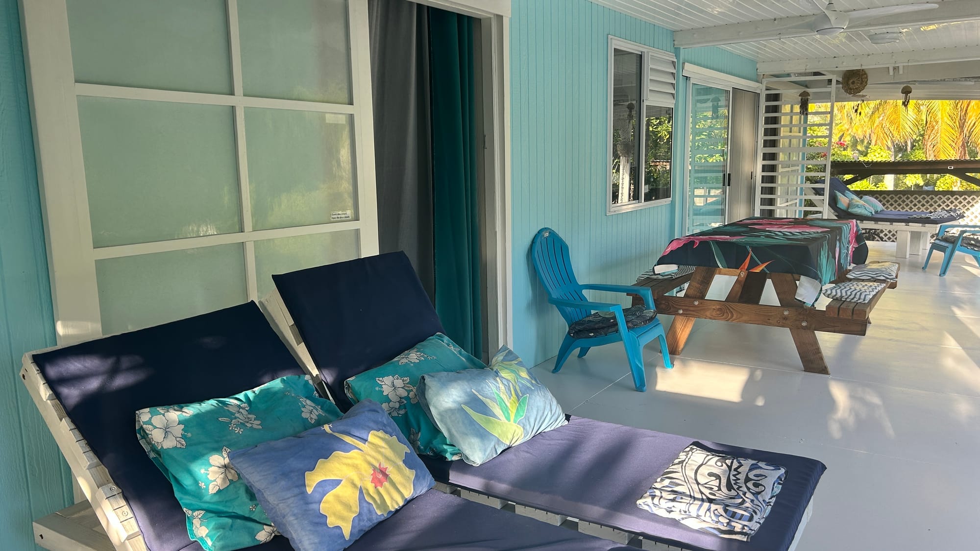 terrasse cote chambre Lagon