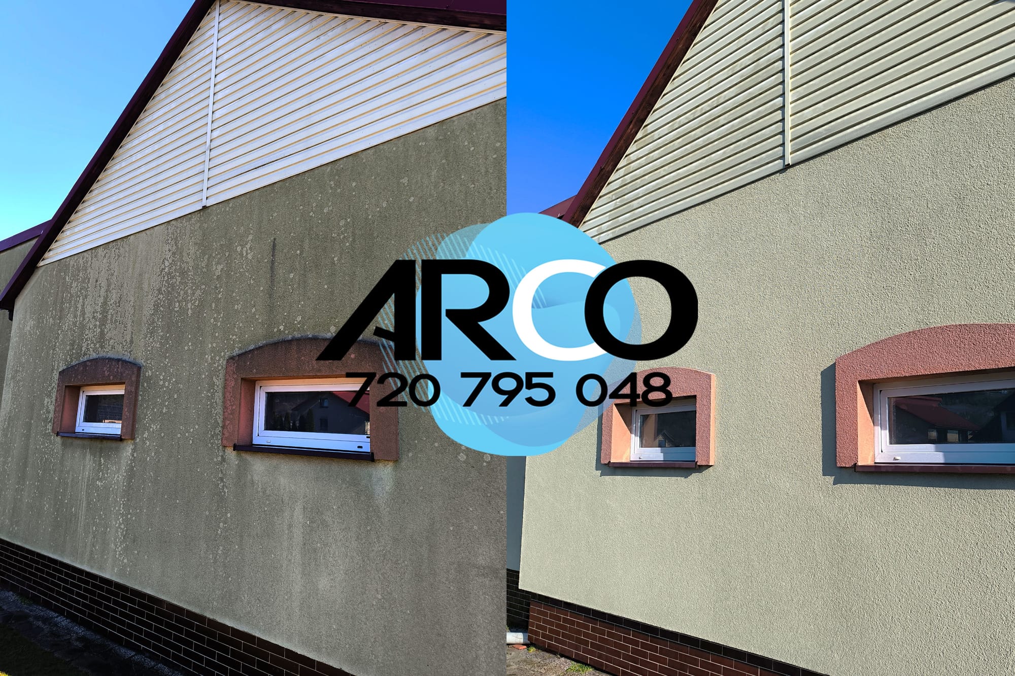 SOFTWASH, dezynfekcja elewacji - NOWY SĄCZ