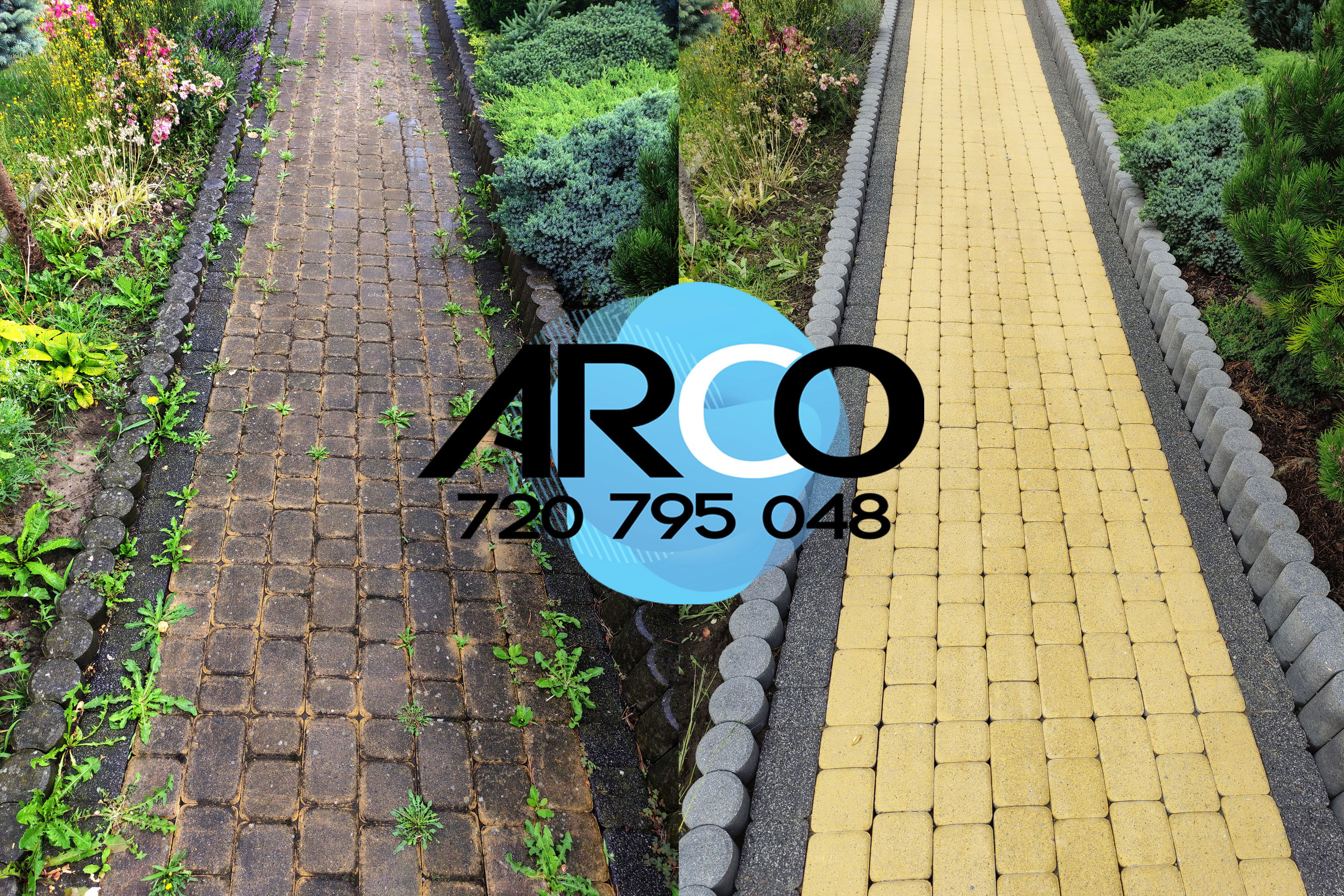 mycie czyszczenie kostki brukowej elewacji Bobowa