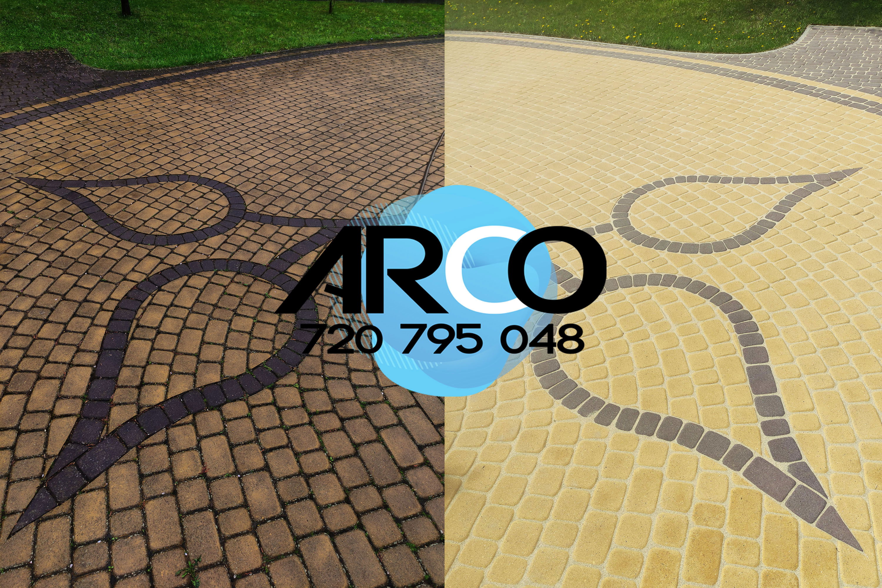 mycie czyszczenie kostki brukowej Myślenice