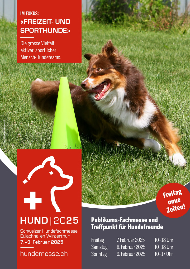 Ausstellungsstand an der Hund¦2025 in Winterthur