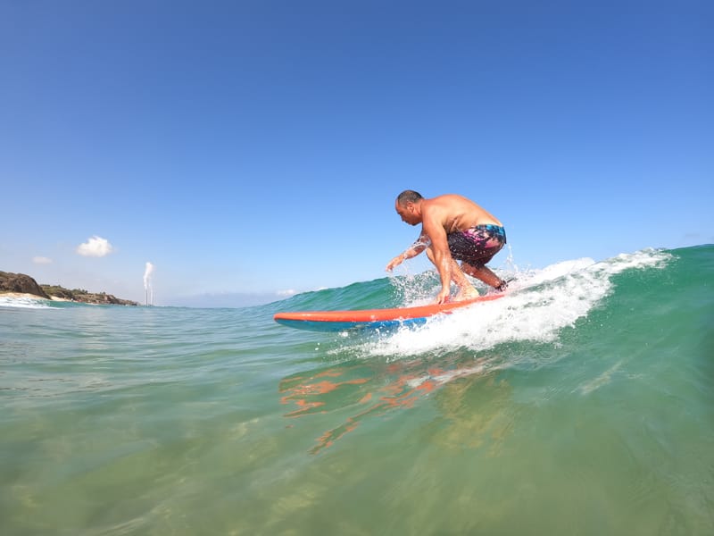 שישי באשקלון - גלישת גלים וסאפ לחברי בית הלוחם באר שבע