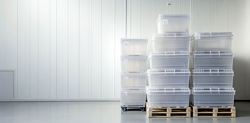 Plastic Boxes and Plastic Pallets for Storage