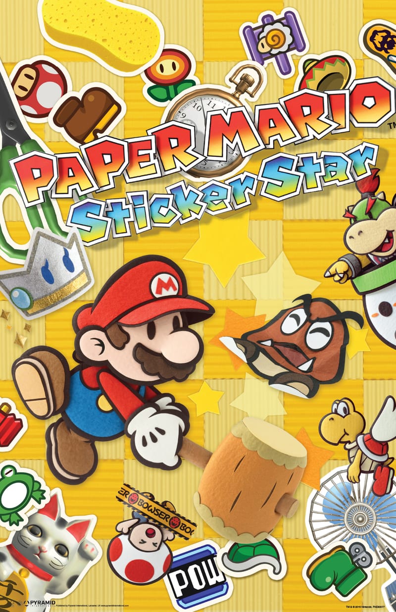Paper Mario Sticker Star 11x17 Poster