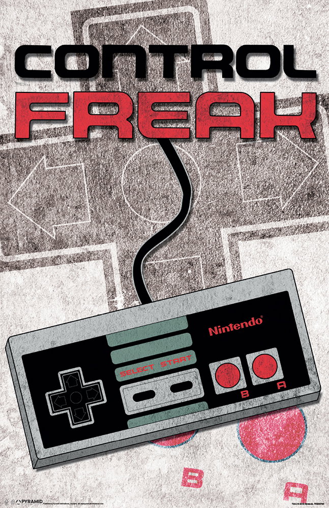 Control Freak Netzer Nintendo - Control Freak 11x17 Poster