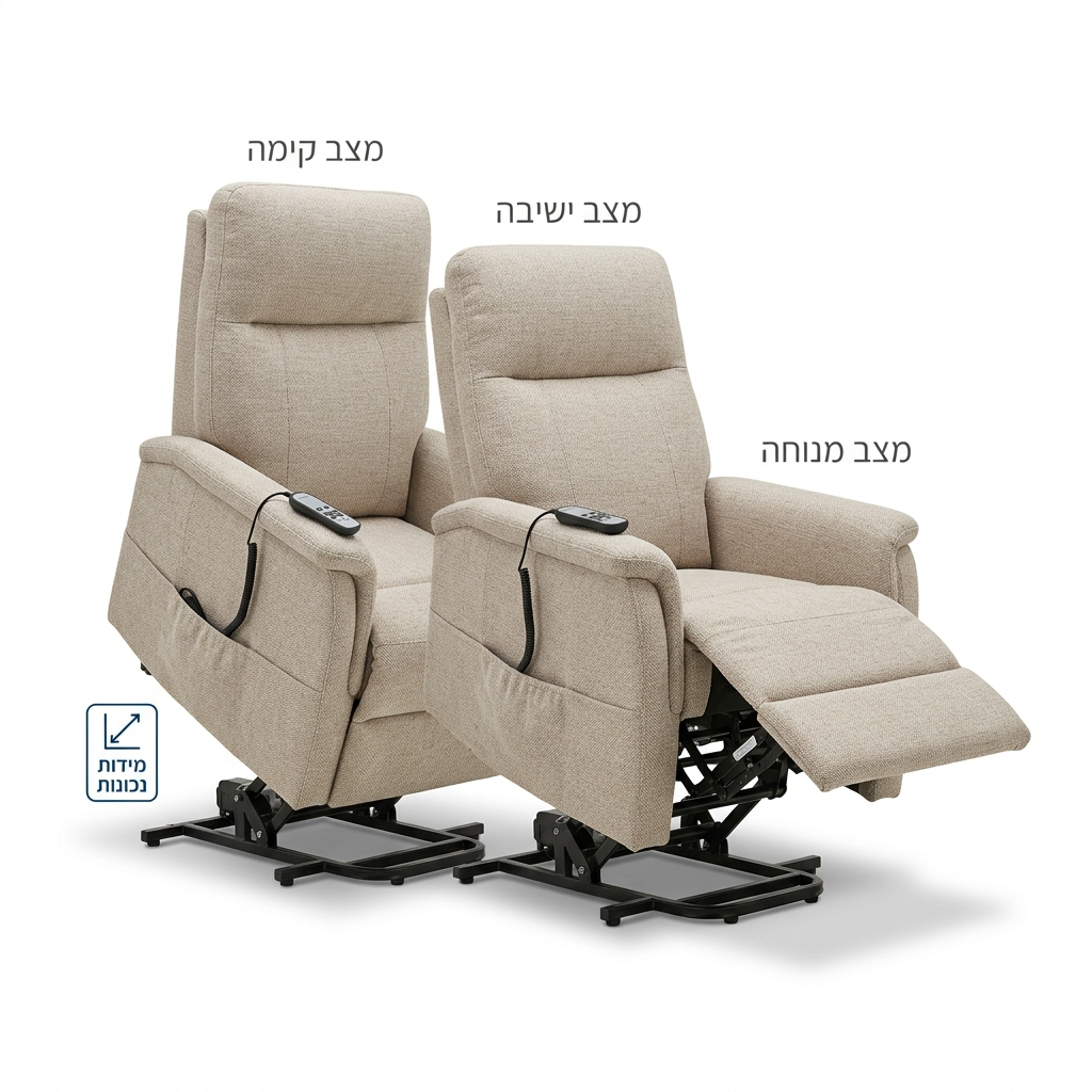 כורסת קימה חשמלית פתרונות חדשניים מתקדמים