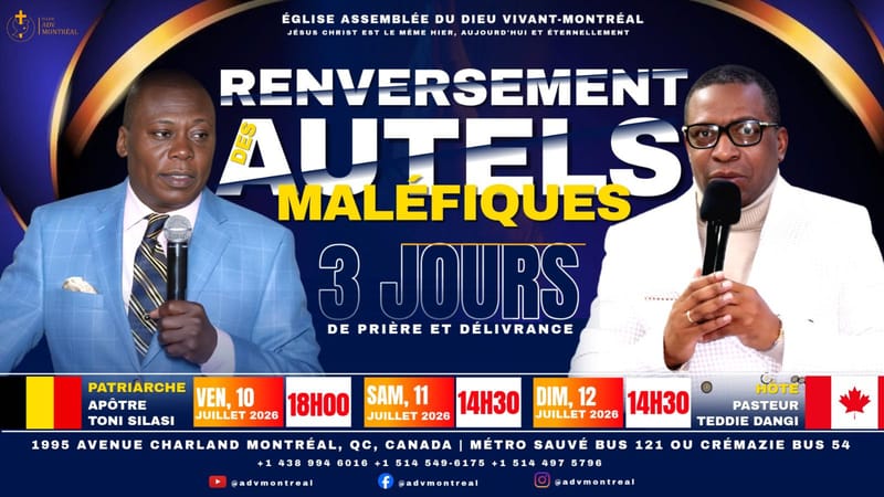 3 JOURS DE FEU AVEC L'APÔTRE TONI SILASI 🇧🇪