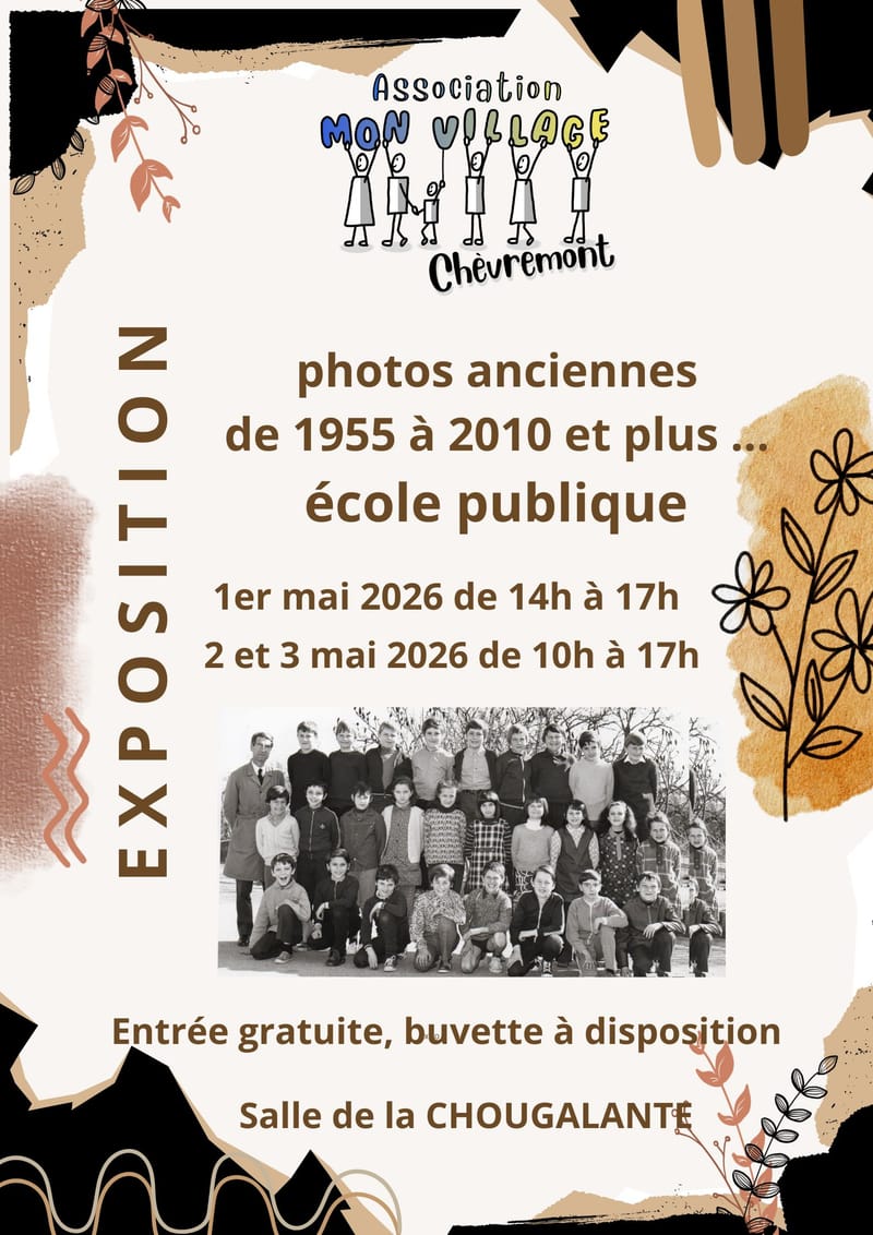 Exposition photos ancienne école publique