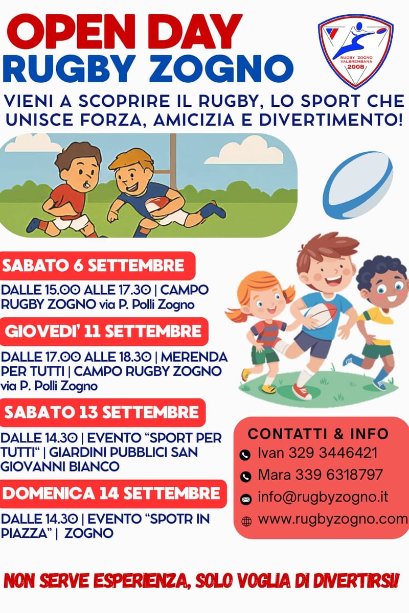 Open Day - Informazioni