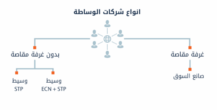 انواع شركات الفوركس