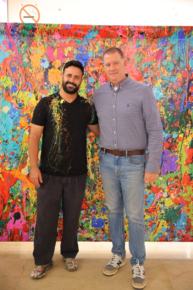 Ofer Kryon painted in cheerful colors