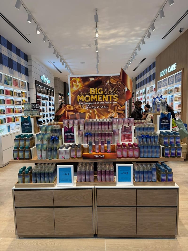הקריון: חנות חדשה של  Bath & Body Works